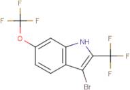 3-Bromo-6-(trifluoromethoxy)-2-(trifluoromethyl)indole