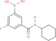 3-(Cyclohexylcarbamoyl)-5-fluorobenzeneboronic acid