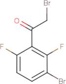 3-Bromo-2,6-difluorophenacyl bromide