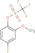 4-Fluoro-2-methoxyphenyl trifluoromethanesulphonate