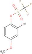 2-Bromo-4-methoxyphenyl trifluoromethanesulphonate