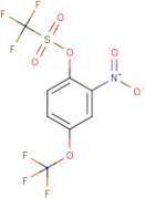 2-Nitro-4-(trifluoromethoxy)phenyl trifluoromethanesulphonate