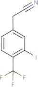 3-Iodo-4-(trifluoromethyl)phenylacetonitrile