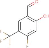 4-Fluoro-2-hydroxy-5-(trifluoromethyl)benzaldehyde