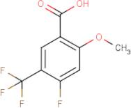 4-Fluoro-2-methoxy-5-(trifluoromethyl)benzoic acid