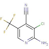 2-Amino-3-chloro-5-(trifluoromethyl)isonicotinonitrile