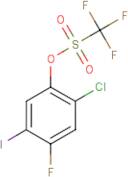 2-Chloro-4-fluoro-5-iodophenyl trifluoromethanesulphonate