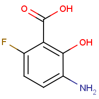 3-Amino-6-fluoro-2-hydroxybenzoic acid