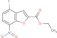 Ethyl 4-fluoro-7-nitrobenzo[b]furan-2-carboxylate