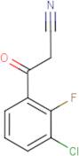 3-Chloro-2-fluorobenzoylacetonitrile