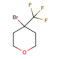 4-Bromo-4-(trifluoromethyl)tetrahydro-2H-pyran