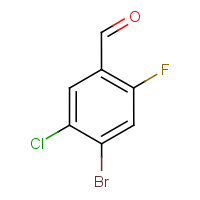 4-Bromo-5-chloro-2-fluorobenzaldehyde