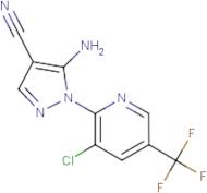 5-Amino-1-[3-chloro-5-(trifluoromethyl)pyridin-2-yl]-1H-pyrazole-4-carbonitrile