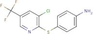 4-{[3-Chloro-5-(trifluoromethyl)pyridin-2-yl]thio}aniline