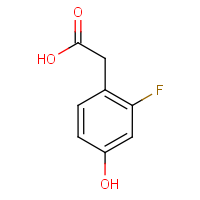 2-Fluoro-4-hydroxyphenylacetic acid