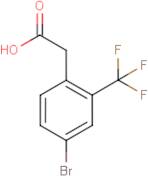 4-Bromo-2-(trifluoromethyl)phenylacetic acid