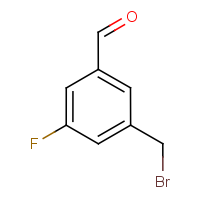 3-(Bromomethyl)-5-fluorobenzaldehyde