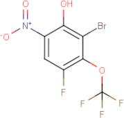 2-Bromo-4-fluoro-6-nitro-3-(trifluoromethoxy)phenol