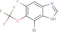 7-Bromo-5-fluoro-6-(trifluoromethoxy)-1H-benzimidazole