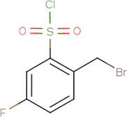 2-(Bromomethyl)-5-fluorobenzenesulphonyl chloride