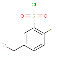 5-(Bromomethyl)-2-fluorobenzenesulphonyl chloride