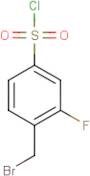 4-(Bromomethyl)-3-fluorobenzenesulphonyl chloride