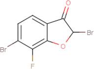 2,6-Dibromo-7-fluorobenzo[b]furan-3(2H)-one