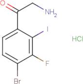 4-Bromo-3-fluoro-2-iodophenacylamine hydrochloride