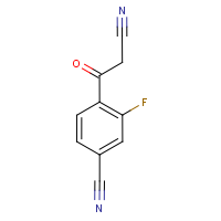 4-Cyano-2-fluorobenzoylacetonitrile