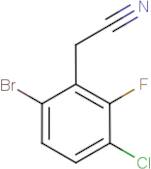 6-Bromo-3-chloro-2-fluorophenylacetonitrile