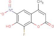 8-Fluoro-7-hydroxy-4-methyl-6-nitrocoumarin