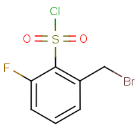 2-(Bromomethyl)-6-fluorobenzenesulphonyl chloride