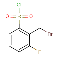 2-(Bromomethyl)-3-fluorobenzenesulphonyl chloride