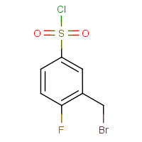 3-(Bromomethyl)-4-fluorobenzenesulphonyl chloride