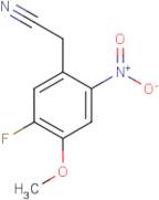 5-Fluoro-4-methoxy-2-nitrophenylacetonitrile