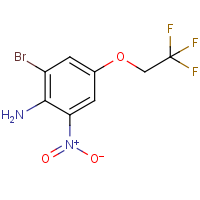 2-Bromo-6-nitro-4-(2,2,2-trifluoroethoxy)aniline