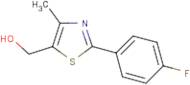 [2-(4-Fluorophenyl)-4-methyl-1,3-thiazol-5-yl]methanol