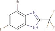 4-Bromo-6-fluoro -2-(trifluoromethyl)-1H-benzimidazole