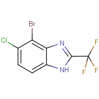 4-Bromo-5-chloro -2-(trifluoromethyl)-1H-benzimidazole