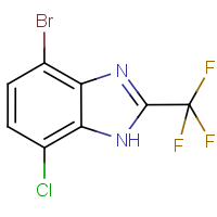 4-Bromo-7-chloro -2-(trifluoromethyl)-1H-benzimidazole