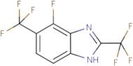 4-Fluoro-2,5-bis(trifluoromethyl)-1H-benzimidazole