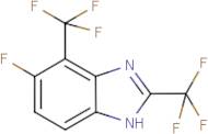 5-Fluoro-2,4-bis(trifluoromethyl)-1H-benzimidazole