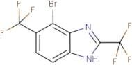 4-Bromo-2,5-bis(trifluoromethyl)-1H-benzimidazole