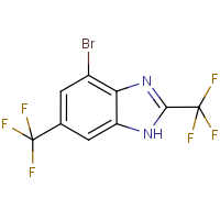 4-Bromo-2,6-bis(trifluoromethyl)-1H-benzimidazole