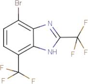 4-Bromo-2,7-bis(trifluoromethyl)-1H-benzimidazole