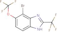 4-Bromo-5-(trifluoromethoxy)-2-(trifluoromethyl)-1H-benzimidazole