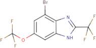 4-Bromo-6-(trifluoromethoxy)-2-(trifluoromethyl)-1H-benzimidazole