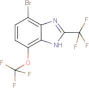 4-Bromo-7-(trifluoromethoxy)-2-(trifluoromethyl)-1H-benzimidazole