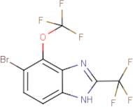 5-Bromo-4-(trifluoromethoxy)-2-(trifluoromethyl)-1H-benzimidazole