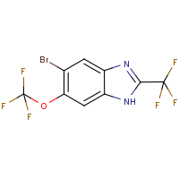 5-Bromo-6-(trifluoromethoxy)-2-(trifluoromethyl)-1H-benzimidazole